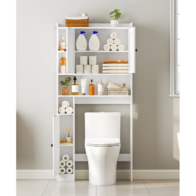 Rangement autoportant au-dessus de la toilette