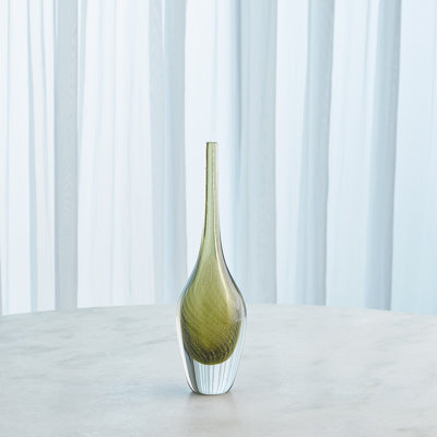 Flecked Spire Bottle-Olive-Sm