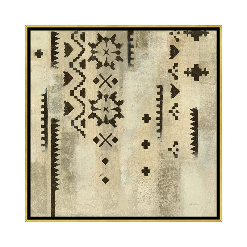 «Scandanavian Mood V» par Silvia Vassileva - impression, H 26 po x l 26 po x P 1,5 po, Toile encadrée d'or, Aucun mat