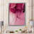 Impression argent sur toile encadrée