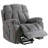 41.3" W Chenille Comfortable Power Lift Reclining Heated Massage Chair with USB and Cup Holders-521057822