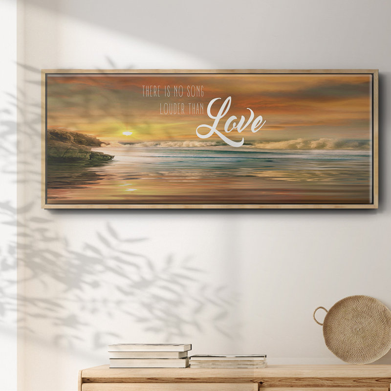 Louder Than- Framed Canvas