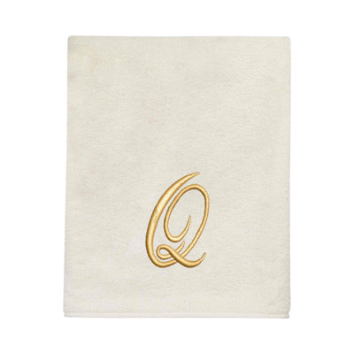 Winston Porter Zakaryan Bath Towel Letter Q