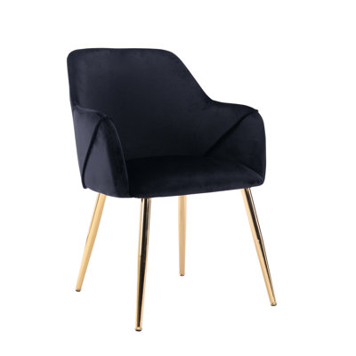 Abdulbaki 46cm H Velvet Upholstered Armchair