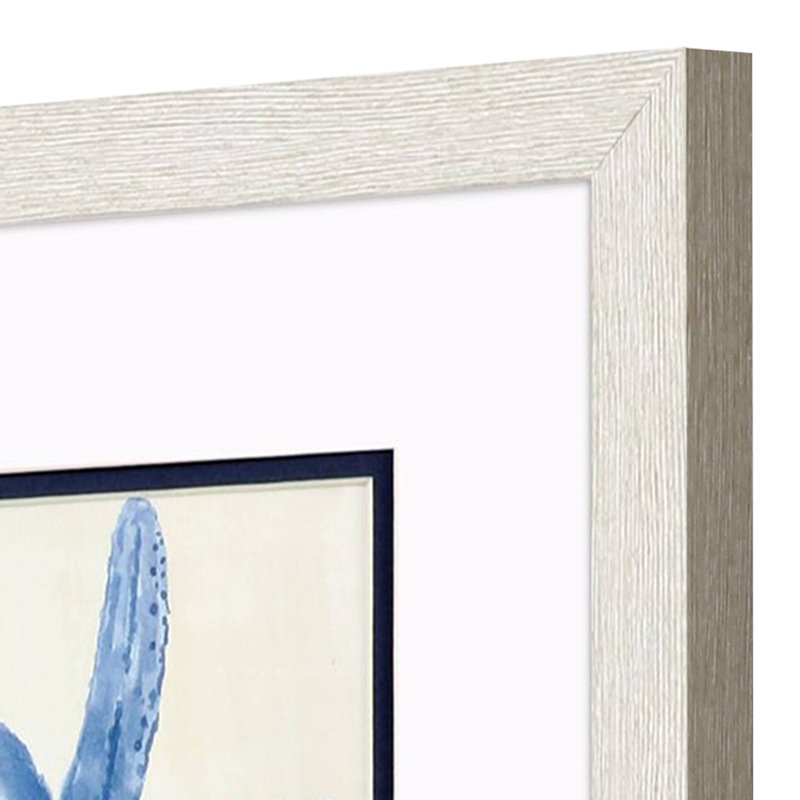 «Coastal Watercolor A», reproduction encadrée 2 pièces