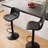 Modern Swivel Adjustable Height Bar Stool With Backrest Footrest For Kitchen Island Bar Counter-378137475