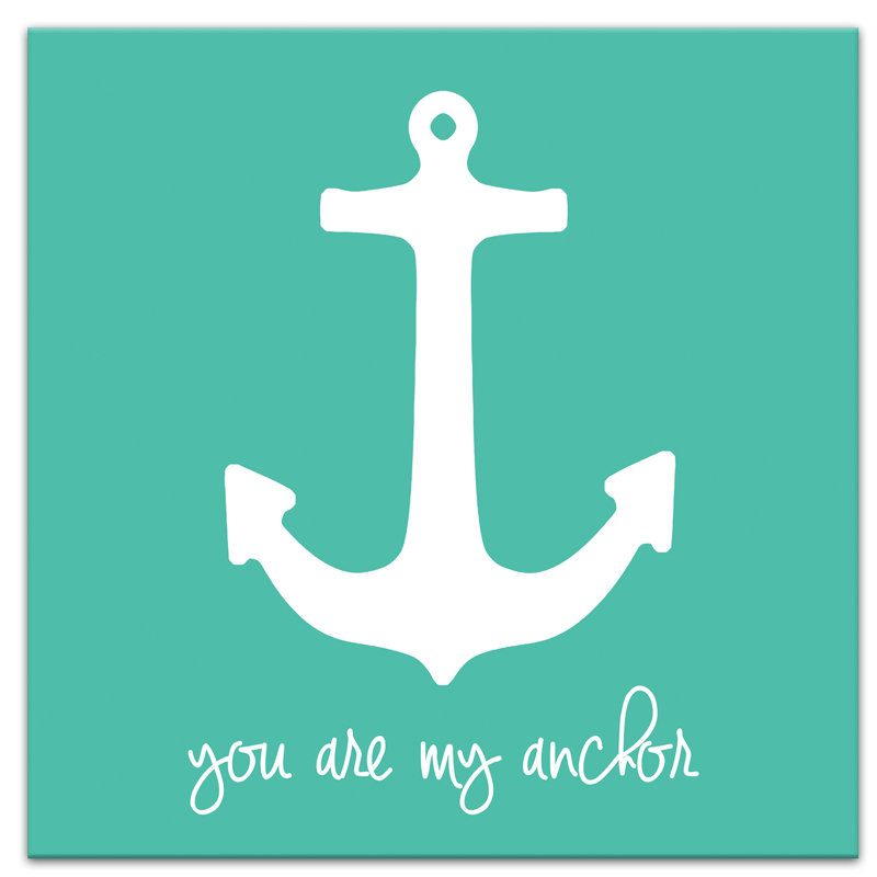 « my anchor », art sur toile Kacie