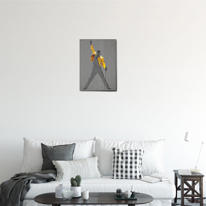 Paintings - 02 - The Show Must Go On - Standard Frame Canvas, 50 cm H x 35 cm W x 5 cm D