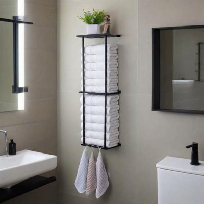 Steel Wall Bathroom Shelves