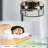 20" 7 - Blade Black Caged Flush Mount Ceiling Fan with Remote Control and Light Kit Included-354330621