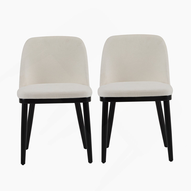 Chaise de salle à manger (ensemble de 2), Beige