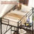 Loft Bed Twin Size with Desk, Power Outlet and LED Lights