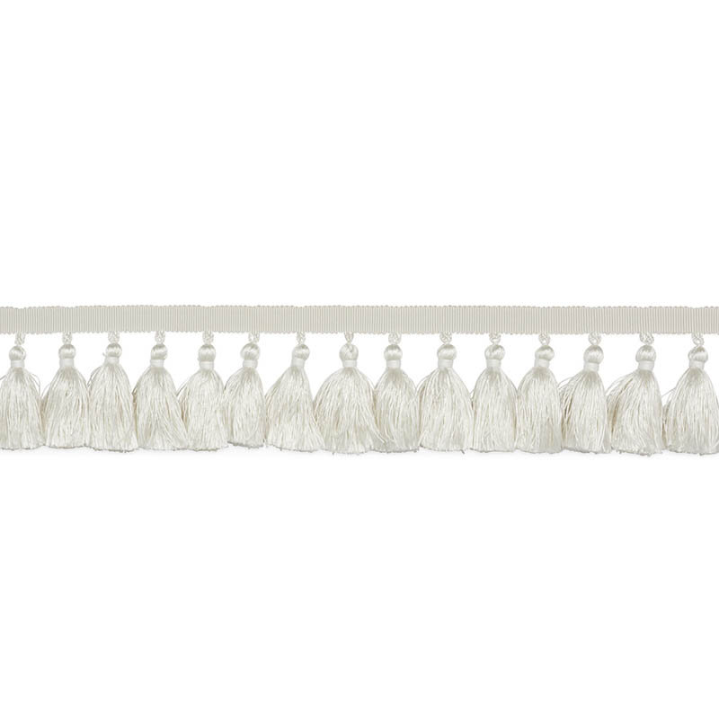 Valentin Silk Tassel, White/Off-White/Beige