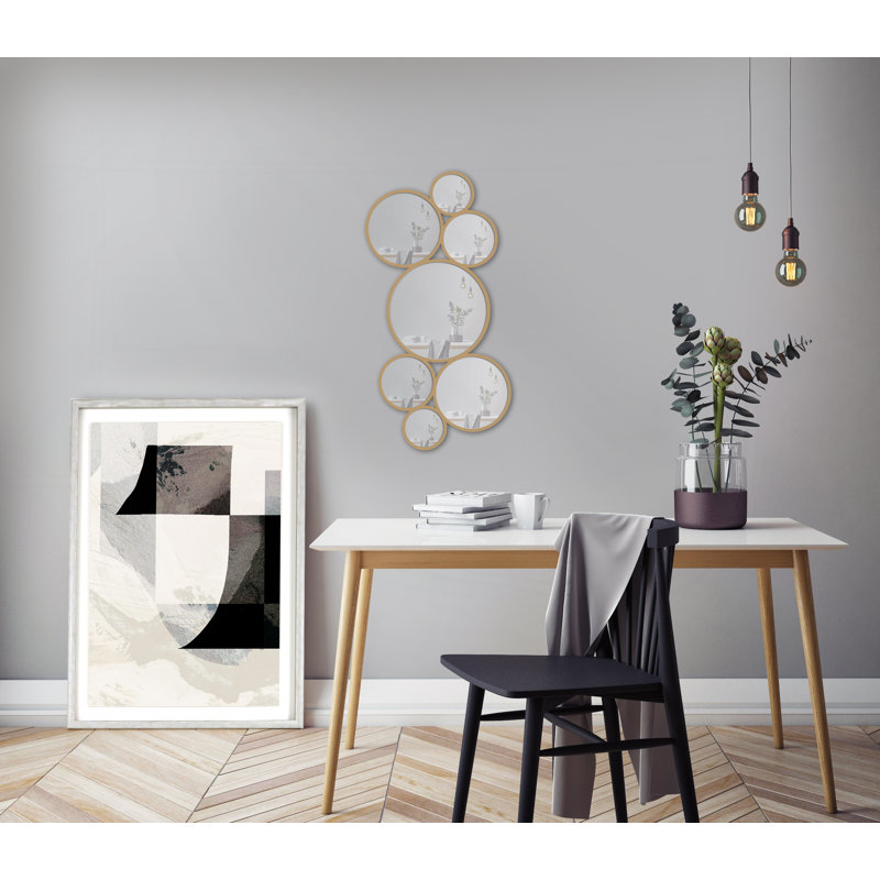 Danise Metal Flat Wall Mirror