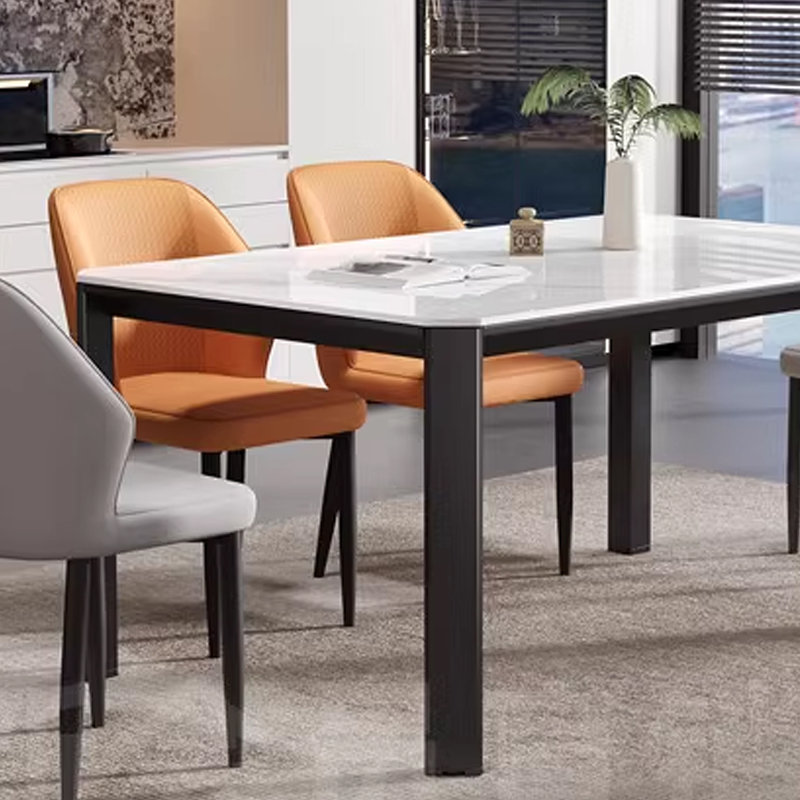Italian style rectangular simple dining table, 29.53"H x 55.12"L x 31.5"W