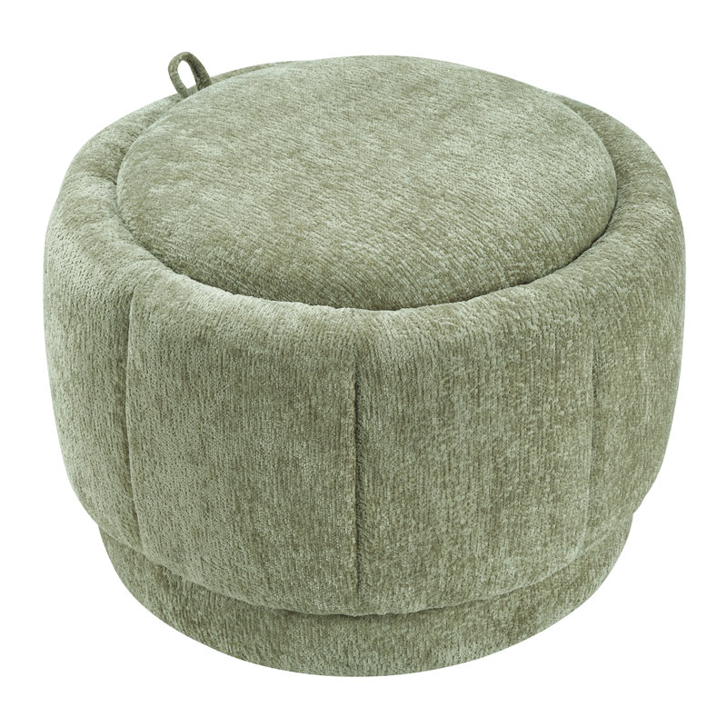 Deambra Storage Ottoman, Spring Green