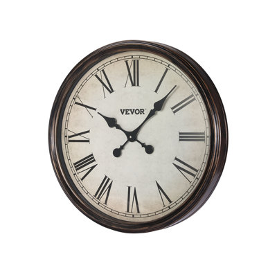 Horloge murale 20 po avec horloges silencieuses à piles pour salon