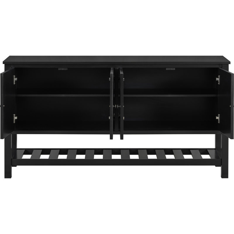 Console élégante avec motifs géométriques pour l'intérieur de la maison