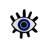 Lashed Evil Eye Modern Wall Hanging-1795676930