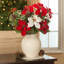 OakRidge 21" Poinsettia & Pinecone Bush