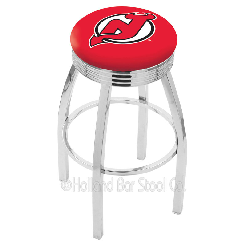 Tabouret de bar NHL, Devils du New Jersey, Tabouret de comptoir (siège d'une hauteur de 25 p
