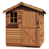 Gardener Western Red Cedar Wood Traditional Storage Shed