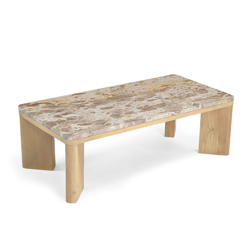 Calia Coffee Table with Marble Top