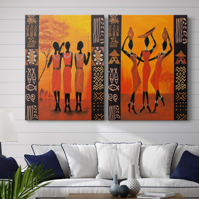 " Three Hunters " 2 - Pieces