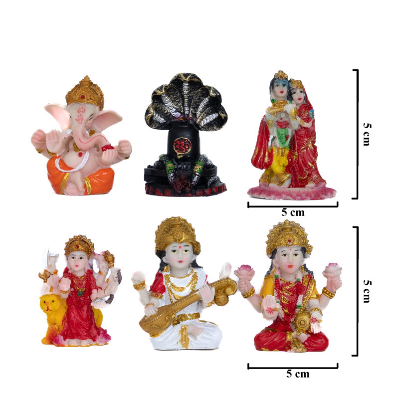 Ensemble de figurine de divinité Folse Divine