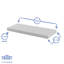 Harbour Housewares - Modern Floating Wall Shelves-121543729-121543733