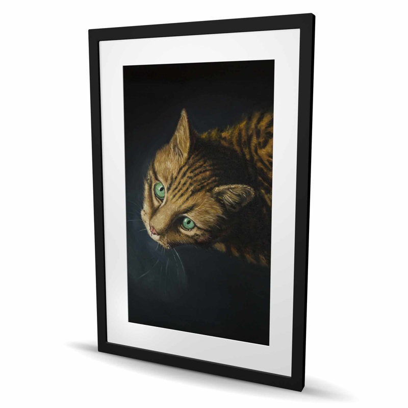 Imprimé mat pour chat Bengal, H 36 po x l 24 po, Noir