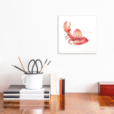Lobster by Wandering Laur - Wrapped Canvas Painting