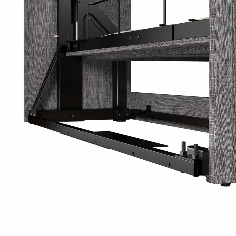 Osterman Murphy Bed, Bark Gray, Queen