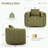 Deria 30.5'' W Velvet Swivel Barrel Chair-1303865853
