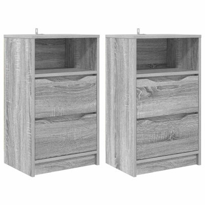 40cm W Manufactured Wood Bedside Table