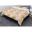 Ensemble de housse de couette à style mid-century à pastel rond iv rétro-40702462