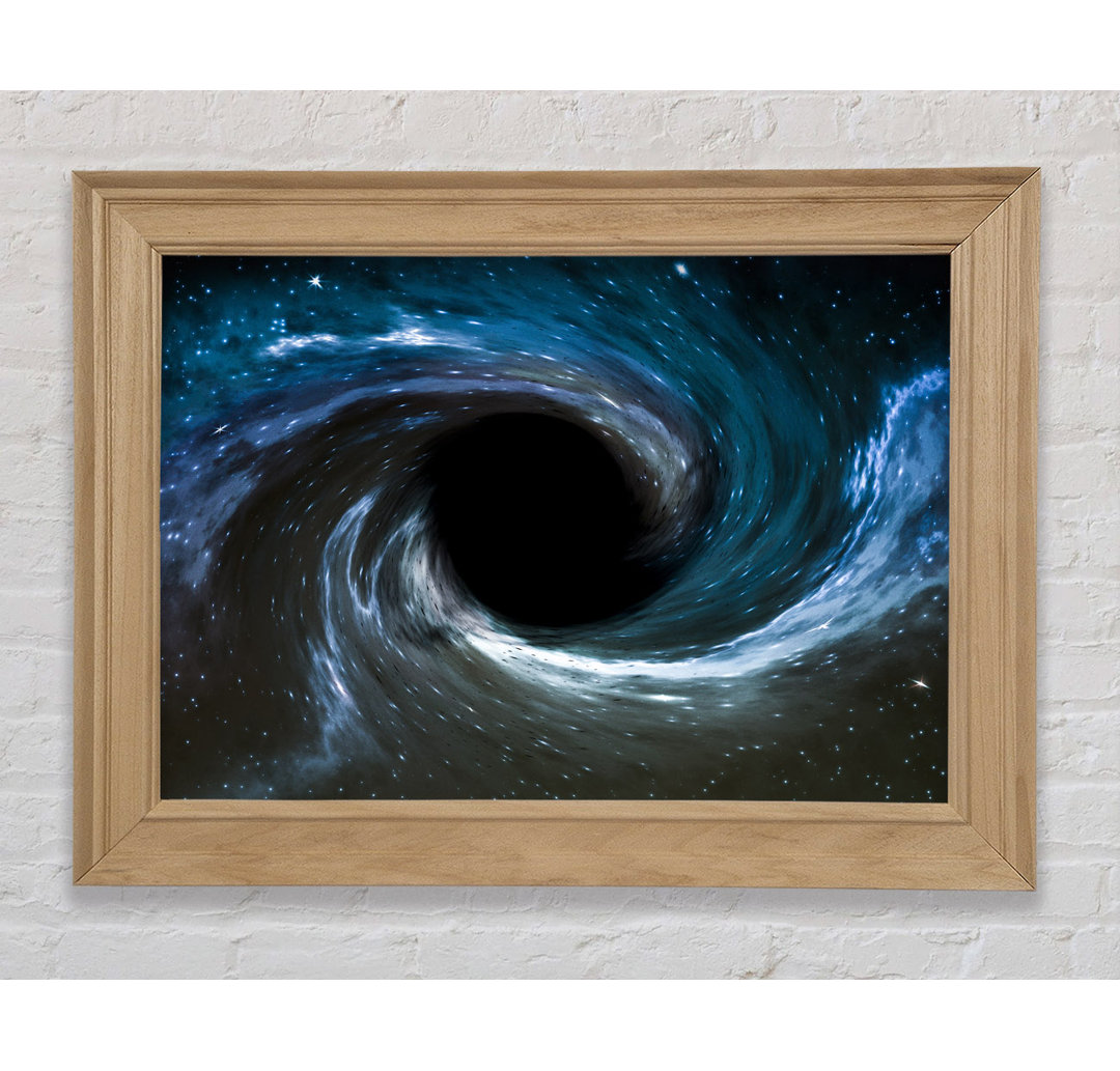 Vortex In Space Black Hole - Einzelner Bilderrahmen Kunstdrucke