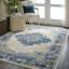 Tapis oriental bleu / ivoire Burnie-459714270