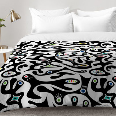 Andi Bird Modern & Contemporary Polyester Abstract Comforter