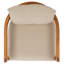 Burt Solid Acacia Wood Patio Club Chair
