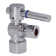 Turn Angle Stop with IPS Inlet and Compression Outlet with Lever Handle