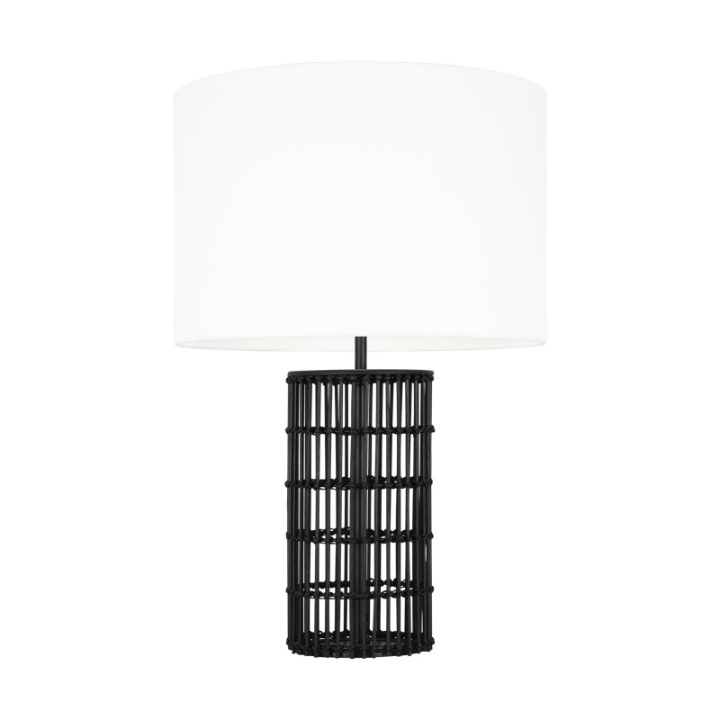 Elio Table Lamp, Aged Iron/Black