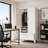 60" H Steel Garage Storage Cabinet with Drawer and Hanging Rod, Bright White-1377484592-1377484595