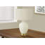 Lighting, H 26 po, lampe de table, abat-jour ivoire / crème, crème, transitionnel