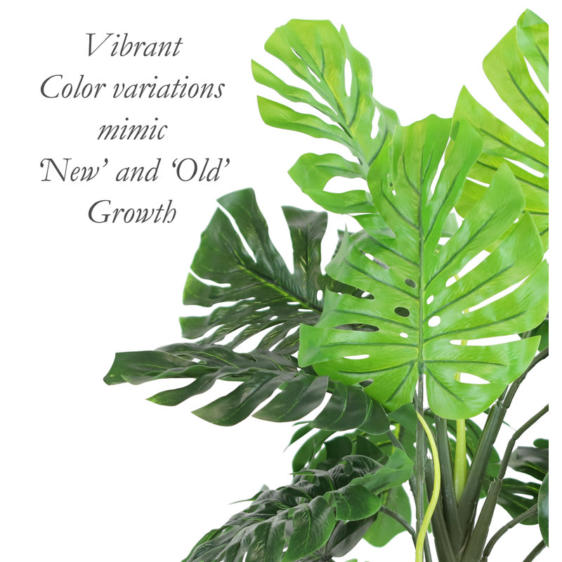 Philodendron artificiel en pot, H 39 po x l 26 po x P 26 po