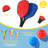 Paddle Games with Net, A Racket Game, Fun Games for Family, Adjustable Height