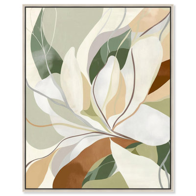 «Leaf Prints I Canvas», art floral coloré par Art Remedy