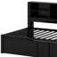 Lit de jour en métal avec couchette, tablettes de rangement et ports USB-1799179580