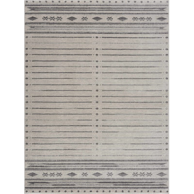 Tapis blanc / beige Dounia