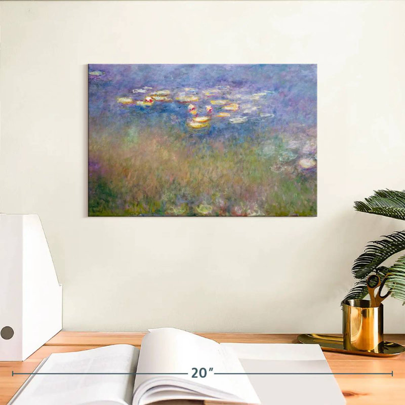 Harnek Water Lilies II, 8" H x 12" W